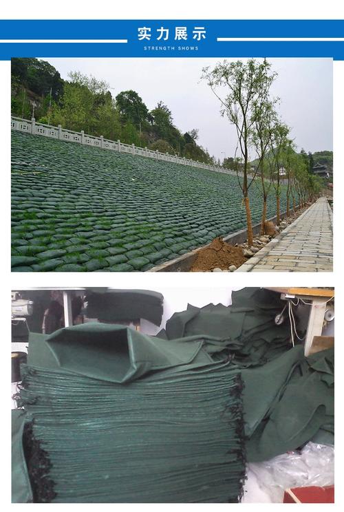 河道绿化护坡涤纶生态袋植生袋 生态袋厂家批发 生态修复防汛防洪园林